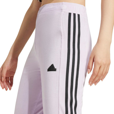 adidas Women's Tiro 3-Stripes Velour Flared Leggings Womens Apparel Pants & Sweatpants