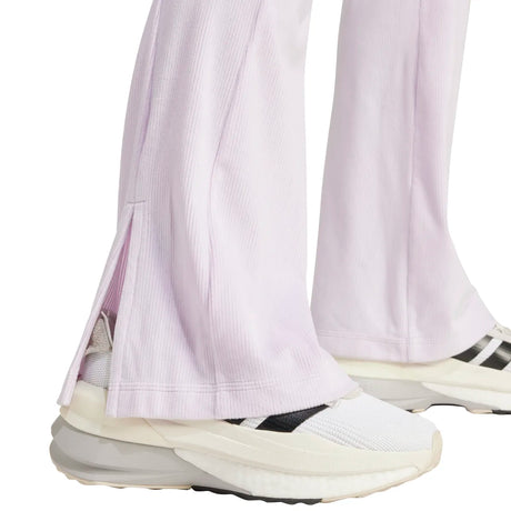 adidas Women's Tiro 3-Stripes Velour Flared Leggings Womens Apparel Pants & Sweatpants