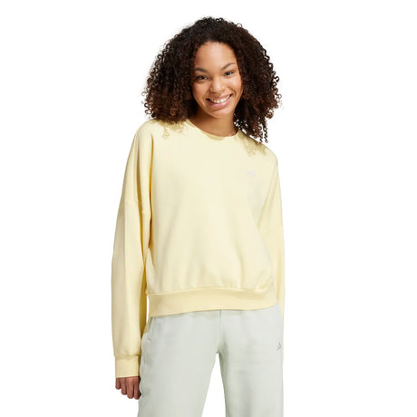 adidas Women's Essentials Feel Cozy Sweatshirt Womens Apparel Sweatshirts & Fleece