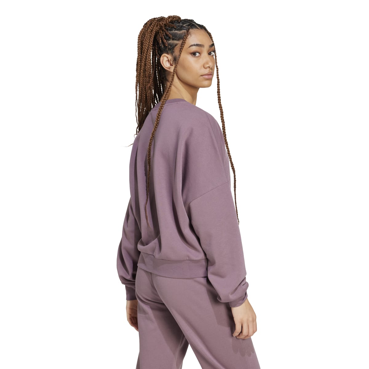 adidas Women's Essentials Feel Cozy Sweatshirt Womens Apparel Sweatshirts & Fleece