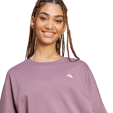 adidas Women's Essentials Feel Cozy Sweatshirt Womens Apparel Sweatshirts & Fleece