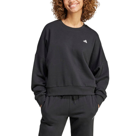 adidas Women's Essentials Feel Cozy Sweatshirt Womens Apparel Sweatshirts & Fleece