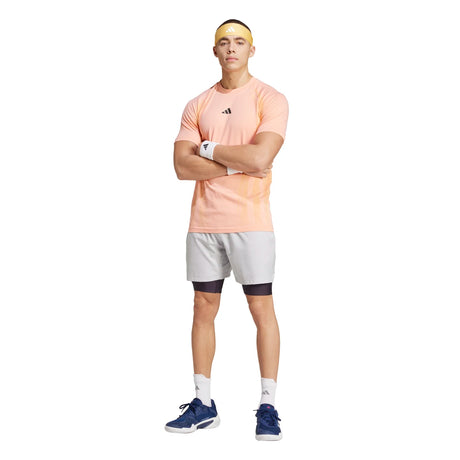 adidas Men's Tennis Pro Seamless FreeLift T-Shirt Tennis & Racquet Apparel All