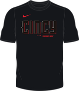 Nike Cincinnati Reds Men's Crew Neck Synthetic City Connect Tee