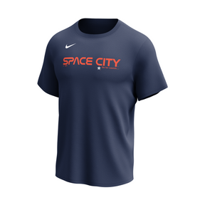 Nike Houston Astros Men's Crew Neck Synthetic City Connect Tee-1