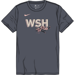 Nike Washington Nationals Youth Crew Neck Synthetic Tee