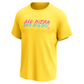 Nike San Diego Padres Adult Institutional Short Sleeve Crew Neck Tee Fan Gear MLB San Diego Padres