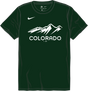 Nike Colorado Rockies Youth Crew Neck Synthetic City Connect Tee Fan Gear MLB Colorado Rockies