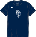 Nike Kansas City Royals Youth Institutional Short Sleeve Crew Neck Tee Fan Gear MLB Kansas City Royals