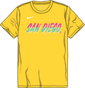 Nike San Diego Padres Youth Institutional Short Sleeve Crew Neck Tee Fan Gear MLB San Diego Padres