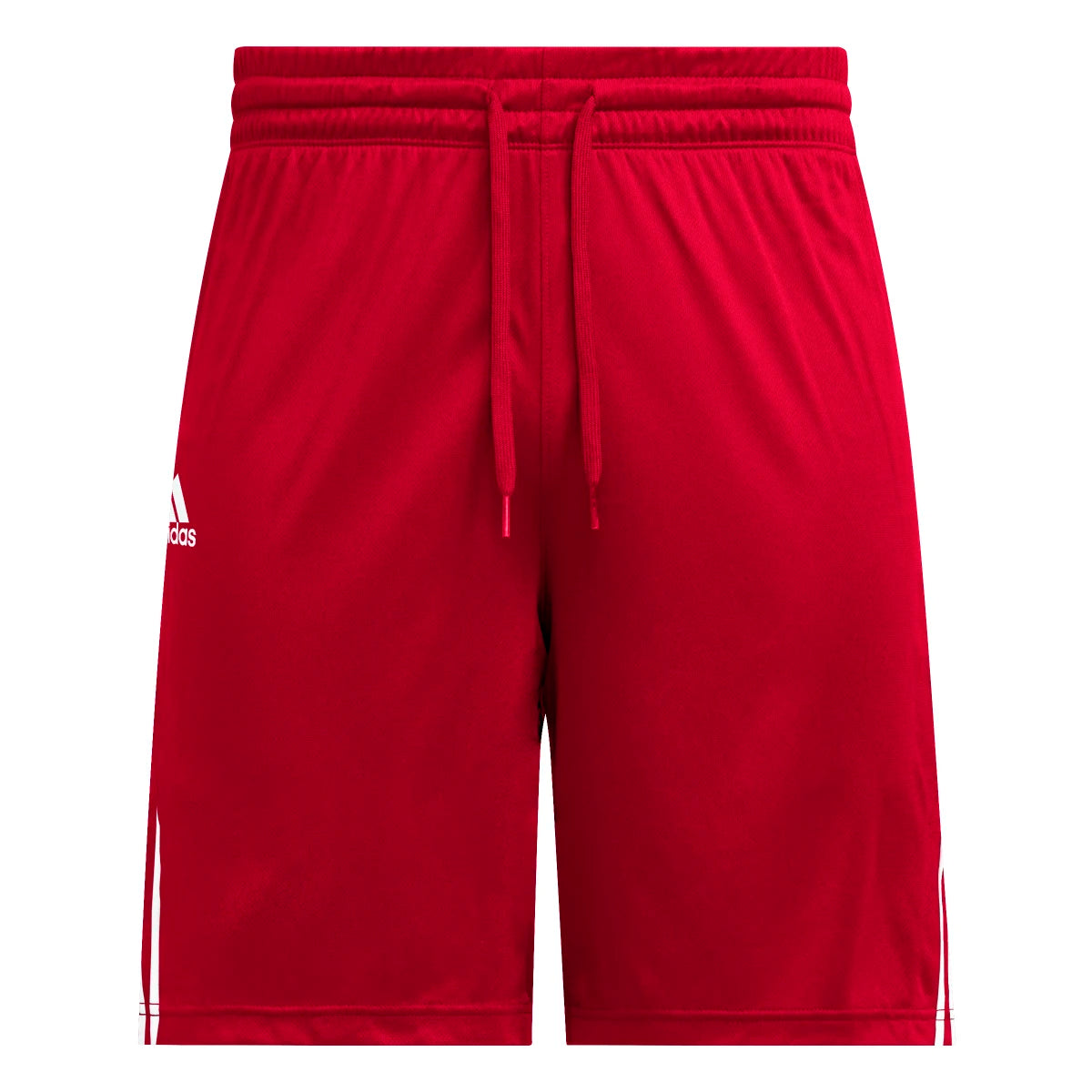 adidas Men's 3-Stripes Shorts - Team Power Red/White / 4XL adidas Men's 3-Stripes Shorts - Team Power Red/White / 4XL