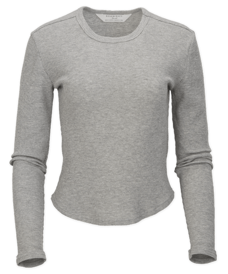 Boxercraft Women's Waffle Knit Baby Long Sleeve Tee Womens Apparel Shirts & Tops