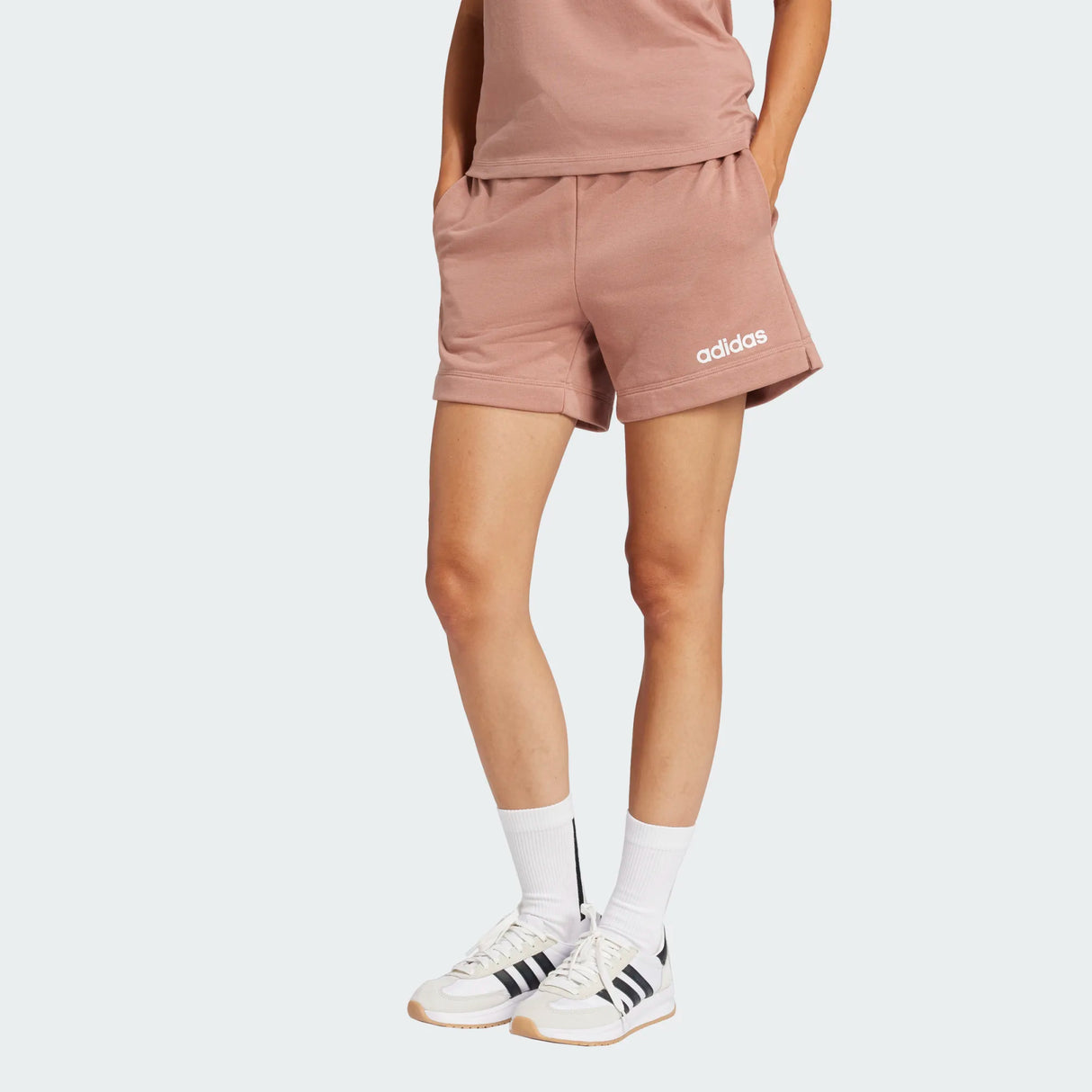 adidas Women's Essentials Linear French Terry Shorts