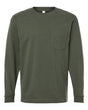 American Apparel Men's Super Heavyweight Long Sleeve Pocket Tee Mens Apparel Shirts & Tops