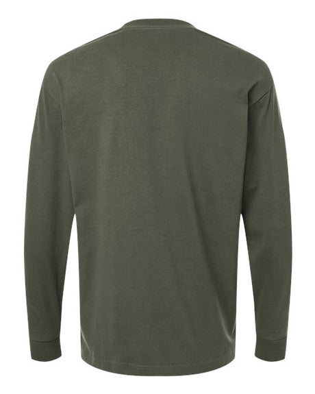 American Apparel Men's Super Heavyweight Long Sleeve Pocket Tee Mens Apparel Shirts & Tops