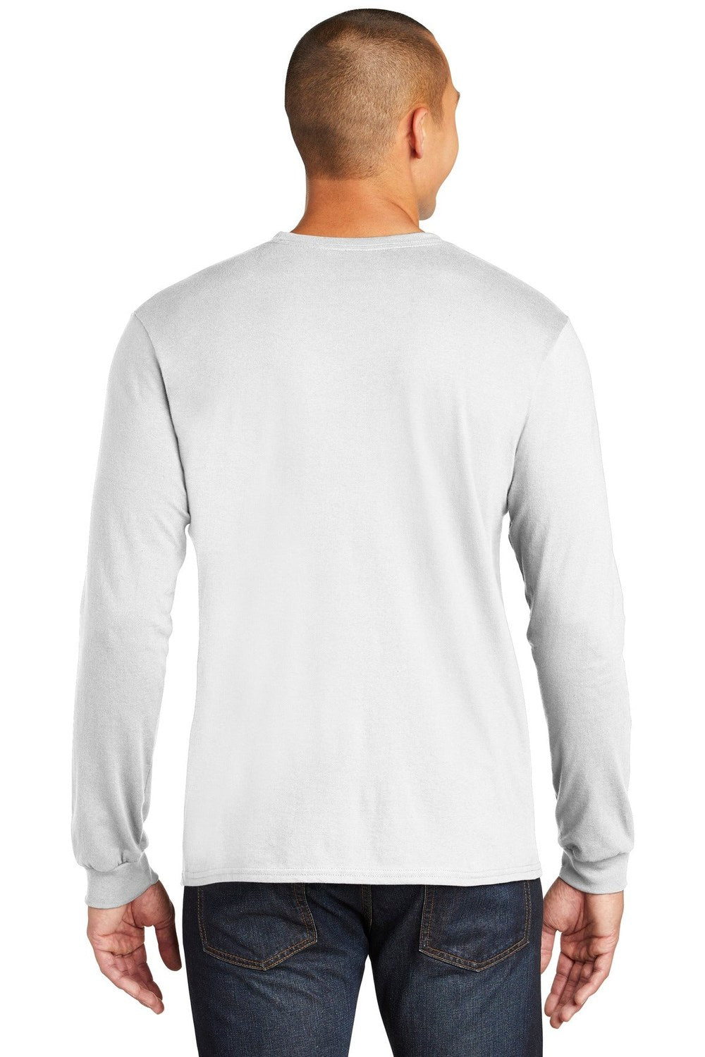 Gildan Men's 100% Combed Ring Spun Cotton Long Sleeve T-Shirt Mens Apparel Shirts & Tops