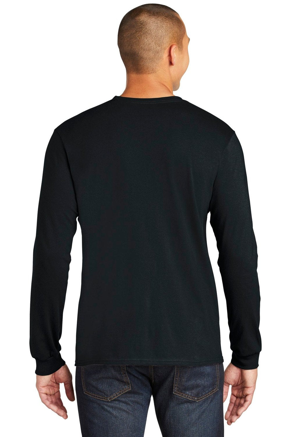 Gildan Men's 100% Combed Ring Spun Cotton Long Sleeve T-Shirt Mens Apparel Shirts & Tops