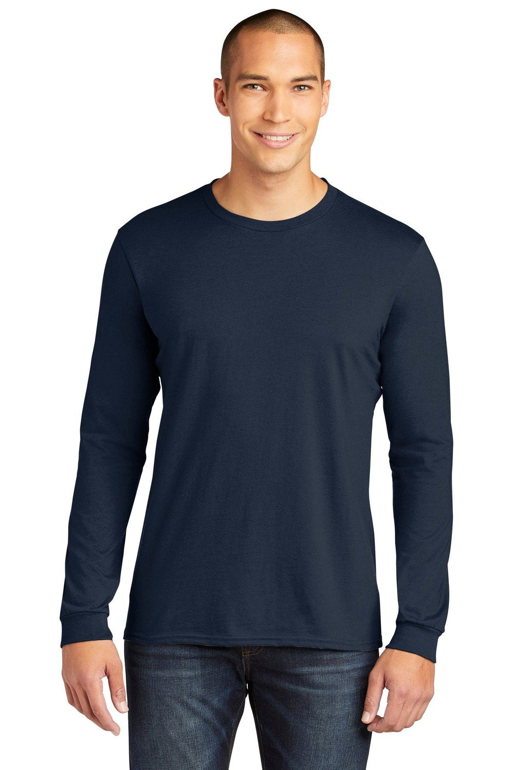 Gildan Men's 100% Combed Ring Spun Cotton Long Sleeve T-Shirt Mens Apparel Shirts & Tops
