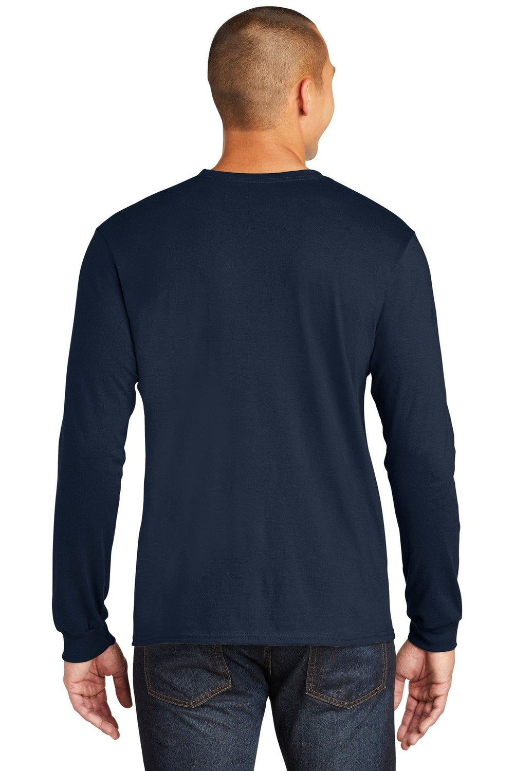 Gildan Men's 100% Combed Ring Spun Cotton Long Sleeve T-Shirt Mens Apparel Shirts & Tops