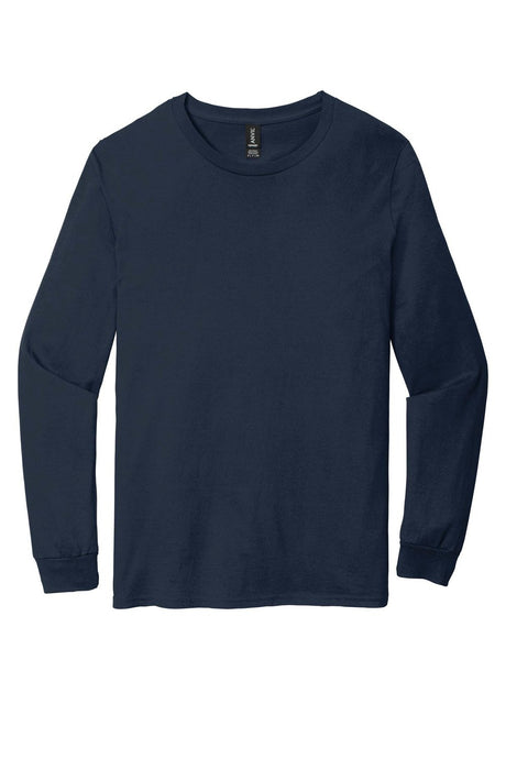 Gildan Men's 100% Combed Ring Spun Cotton Long Sleeve T-Shirt Mens Apparel Shirts & Tops