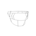 Schutt F7 EGOP IV NB Premium Carbon Steel Facemask Football Facemasks Adult