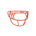 Schutt F7 EGOP V NB Premium Carbon Steel Facemask Football Facemasks Adult