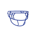 Schutt F7 EGOP V NB Premium Carbon Steel Facemask Football Facemasks Adult