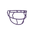F7 EGOP VI NB Premium Carbon Steel Facemask Football Facemasks Adult