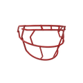 F7 EGOP VI NB Premium Carbon Steel Facemask Football Facemasks Adult