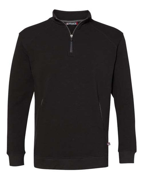 Badger FitFlex French Terry Quarter-Zip Sweatshirt>Mens>Apparel>Sweatshirts & Fleece Mens Apparel Sweatshirts & Fleece