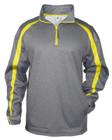 Badger Men's Fusion 1/4 Zip Sweatshirt Mens Apparel Sweatshirts & Fleece