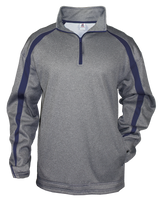 Badger Men's Fusion 1/4 Zip Sweatshirt Mens Apparel Sweatshirts & Fleece