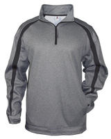 Badger Men's Fusion 1/4 Zip Sweatshirt Mens Apparel Sweatshirts & Fleece