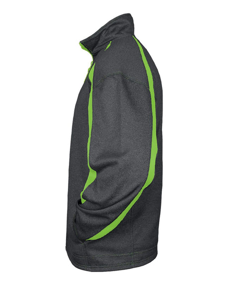 Badger Men's Fusion 1/4 Zip Sweatshirt Mens Apparel Sweatshirts & Fleece
