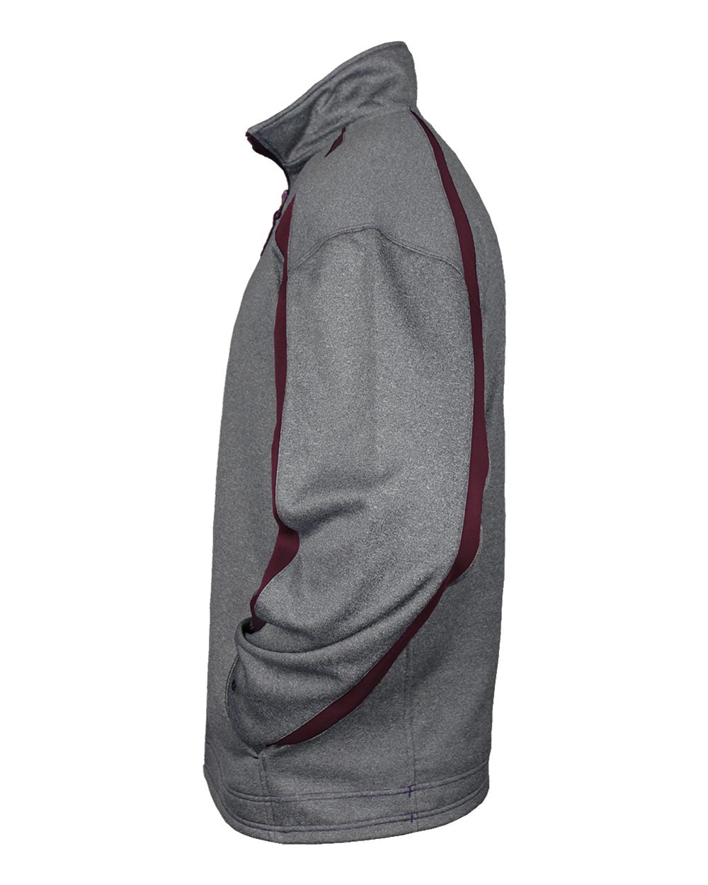 Badger Men's Fusion 1/4 Zip Sweatshirt Mens Apparel Sweatshirts & Fleece