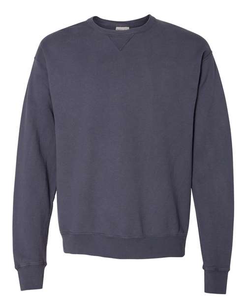 ComfortWash by Hanes Garment-Dyed Crewneck Sweatshirt Womens Apparel Sweatshirts & Fleece