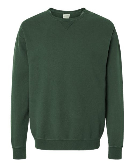 ComfortWash by Hanes Garment-Dyed Crewneck Sweatshirt Womens Apparel Sweatshirts & Fleece