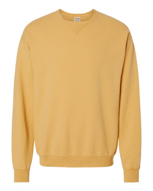 ComfortWash by Hanes Garment-Dyed Crewneck Sweatshirt Womens Apparel Sweatshirts & Fleece