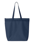 Liberty Bags Recycled Zipper Tote Unisex Accessories Bags & Backpacks