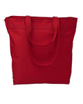 Liberty Bags Recycled Zipper Tote Unisex Accessories Bags & Backpacks