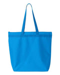 Liberty Bags Recycled Zipper Tote Unisex Accessories Bags & Backpacks