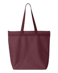 Liberty Bags Recycled Zipper Tote Unisex Accessories Bags & Backpacks