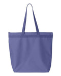 Liberty Bags Recycled Zipper Tote Unisex Accessories Bags & Backpacks