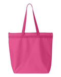Liberty Bags Recycled Zipper Tote Unisex Accessories Bags & Backpacks