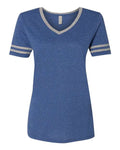 JERZEES Women's Varsity Triblend V-Neck T-Shirt Womens Apparel Shirts & Tops