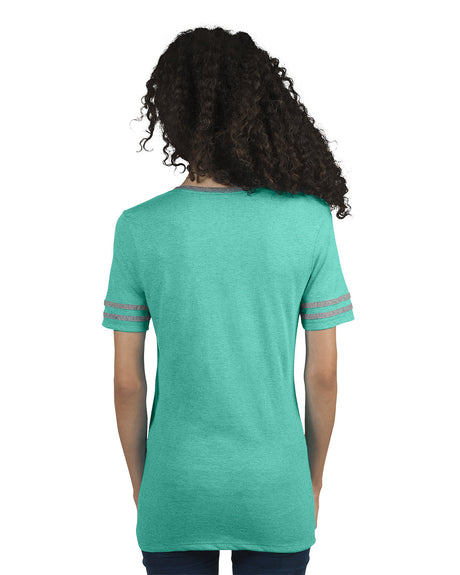 JERZEES Women's Varsity Triblend V-Neck T-Shirt Womens Apparel Shirts & Tops