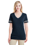 JERZEES Women's Varsity Triblend V-Neck T-Shirt Womens Apparel Shirts & Tops