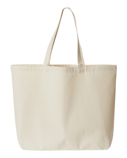OAD Jumbo Recycled Midweight Gusseted Canvas Tote Bags Accessories