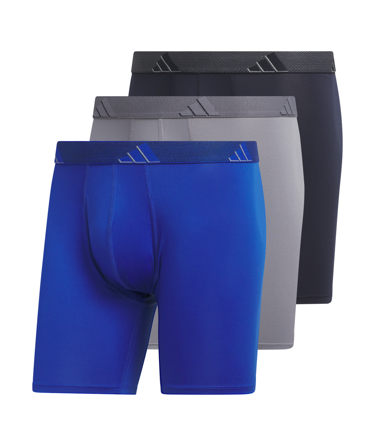 adidas Men's Microfiber 3-Pack Boxer Brief Mens Apparel Underwear