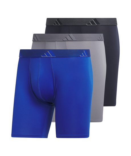 adidas Men's Microfiber 3-Pack Boxer Brief Mens Apparel Underwear
